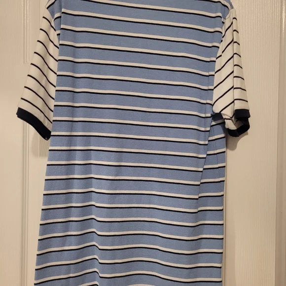 NWT- Polo Ralph Lauren Blue and White Striped Polo Shirt Boys Size 18-20 - Picture 9 of 9